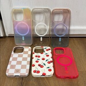 Velvet Caviar iPhone 16 Pro case lot - Stylish Phone Case Set - Multicolor